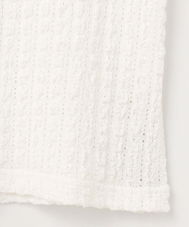 Feroux 【洗える】パワショル トップス ホワイト系