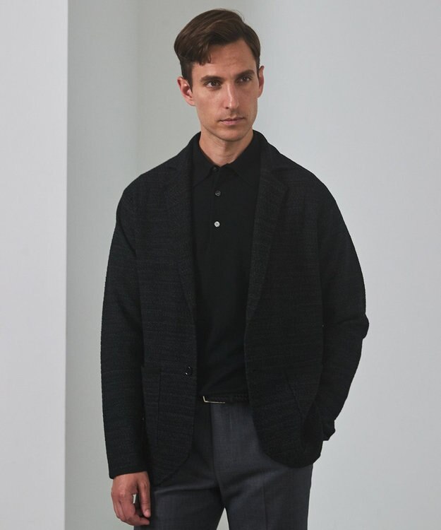 GOTAIRIKU テーラード設計【洗える】ニット カーディガンジャケット
