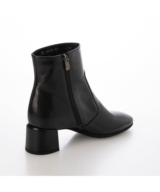 MODE ET JACOMO <D'ICI>スクエアトゥショートブーツ ブラック