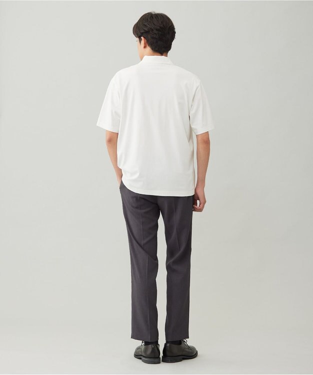 UNFILO MENS 【メンズノンノWEB掲載】快適さらさら冷感POLO【男女兼用】 ホワイト