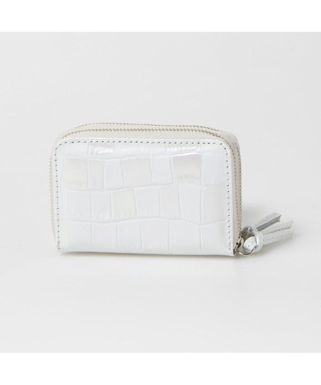 UNBILLION ペルケ perche / パールパステル・ジャバラカードキーケース アイボリー