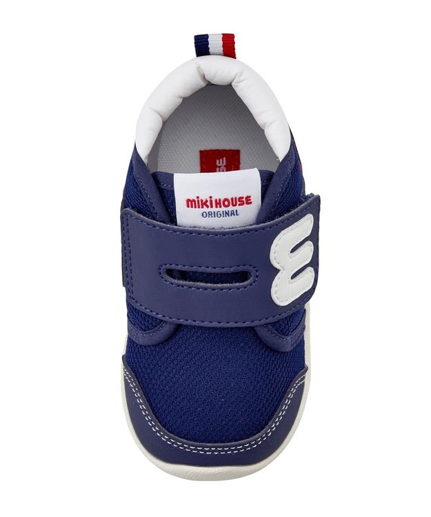 MIKI HOUSE HOT BISCUITS 【ミキハウス】【13-15.5cm】 セカンドベビーシューズ 紺