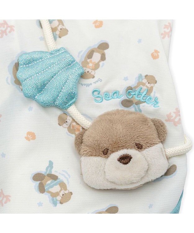 PET PARADISE ペットパラダイス 接触冷感 タンクトップ 《らっこ柄》 小型犬 ホワイト