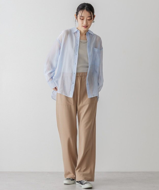 AMERICAN HOLIC 美・美・美ベイカーフレアパンツ Beige