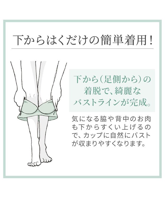 BRADELIS New York 【カヤビューティーラボ】はくだけ簡単!スタイルメイクブラ24 補正ブラ ローズベージュ