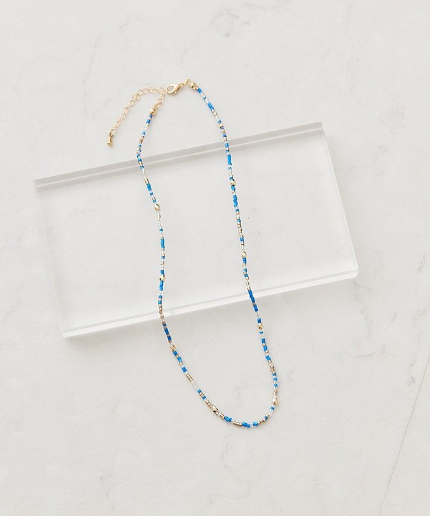 AMERICAN HOLIC カラービーズネックレス Blue