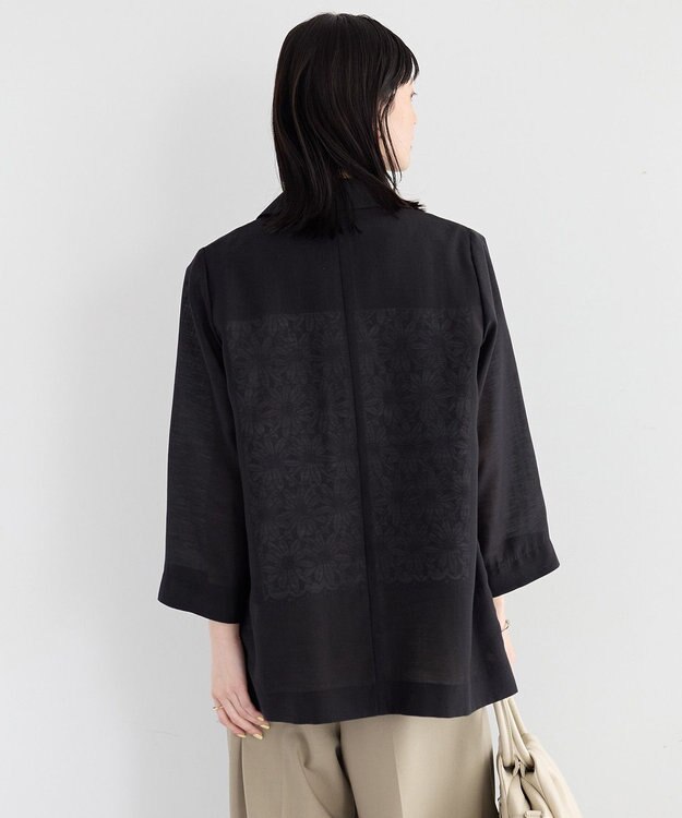 YECCA VECCA シアーテーラードジャケット Ivory