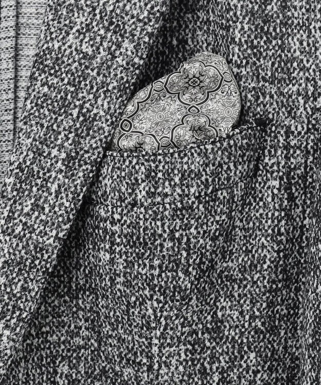 JOSEPH ABBOUD 【キングサイズ・軽量/ストレッチ】スラブインレー ジャケット ブラック系