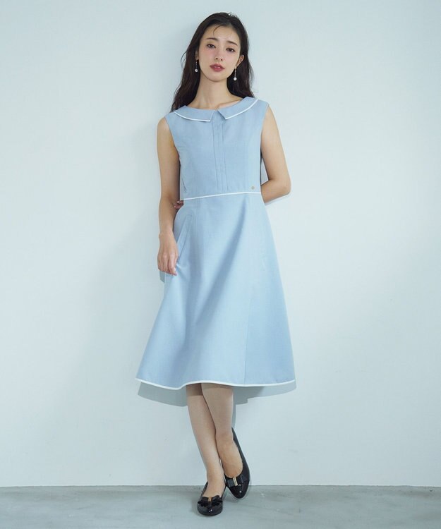 TOCCA 【00サイズあり・洗える・吸水速乾・消臭】SPRINKLE DAY ドレス スカイブルー系