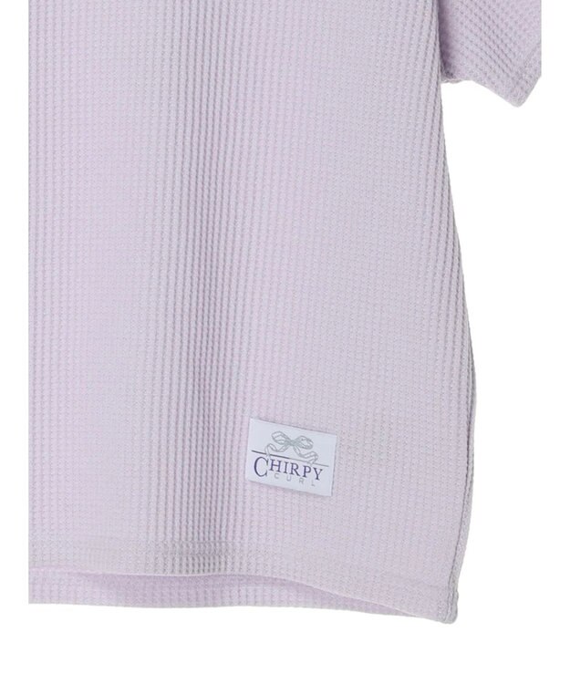 earth music&ecology ワッフルＴｅｅ Lavender