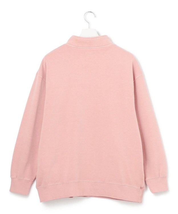 J.PRESS YORK STREET 【UNISEX】ハーフZIPスタンドネック トレーナー ピンク系