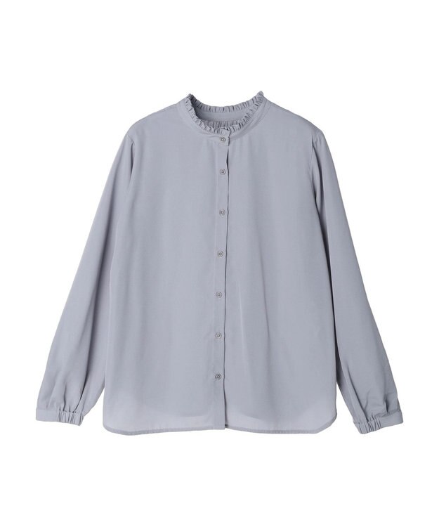 earth music&ecology ２ＷＡＹフリルブラウス Sax