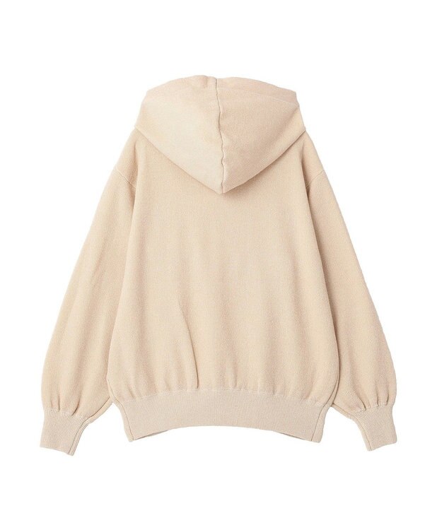 CRAFT STANDARD BOUTIQUE ラメスウェット風ニットプルオーバー Ivory