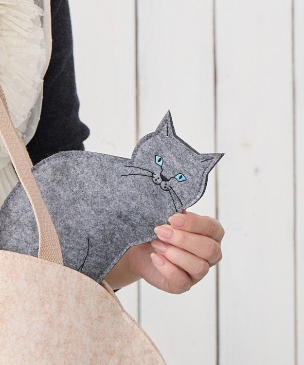 ROOTOTE 3622【ネコポーチ】EU.ウイズルー.オスワリネコ-B 03：ハイ