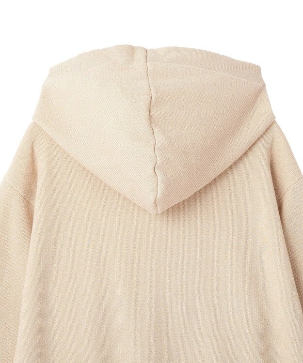 CRAFT STANDARD BOUTIQUE ラメスウェット風ニットプルオーバー Ivory