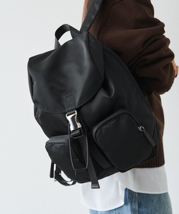 russet ナイロンリュックサック(CE-1650) Black