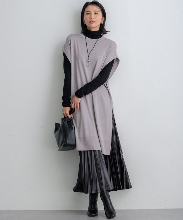 23区 オーバル リングトップ ネックレス シルバー系