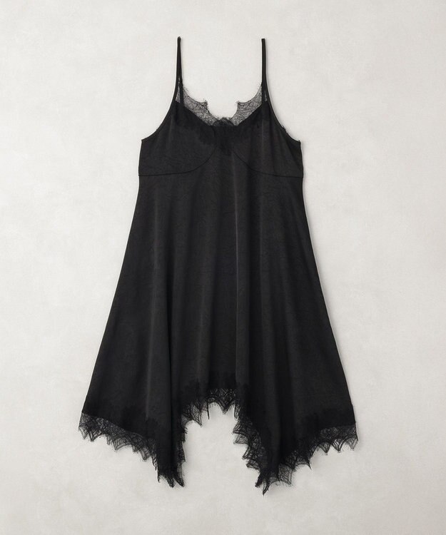 earth music&ecology レースキャミワンピース Black