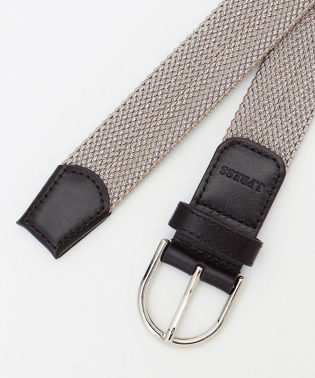 J.PRESS MEN ゴムメッシュベルト ベージュ系