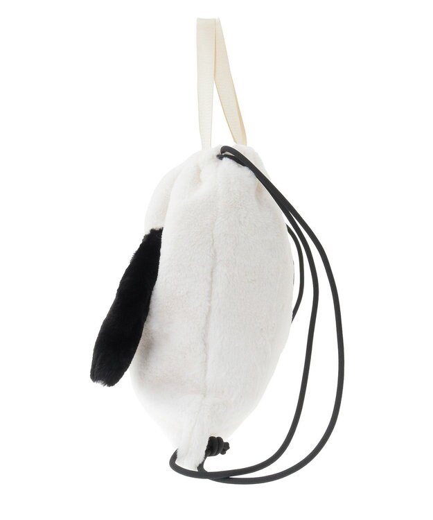 Green Parks ■PEANUTS スヌーピーフェイスファーナップサック Off White