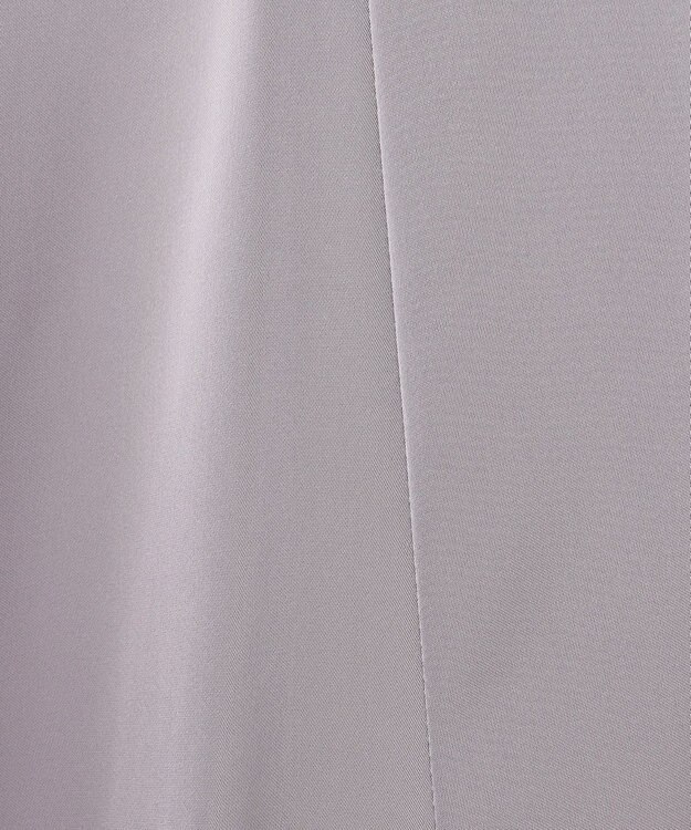 GRACE CONTINENTAL サテンフレアドレスパンツ グレー