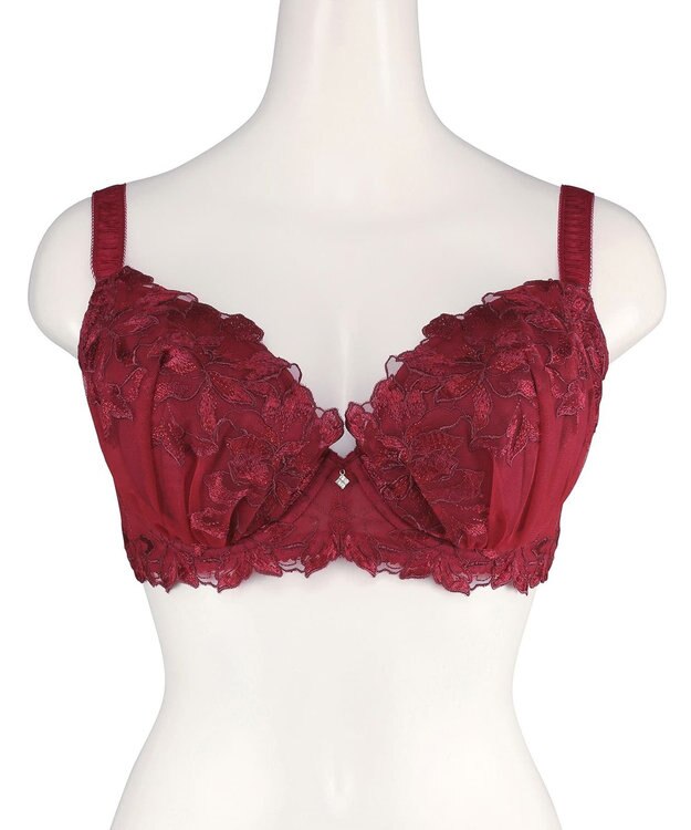 San-ai Resort（三愛水着楽園） エレガントコレクション【2411】単品ブラU80カップ 【northerly】 レッド