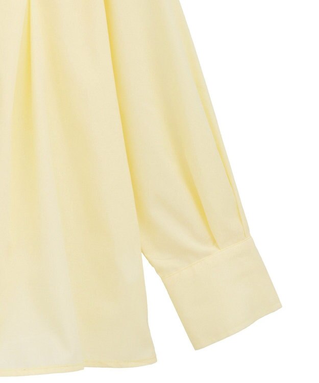 CRAFT STANDARD BOUTIQUE タイ付きタックシャツチュニック Light Yellow