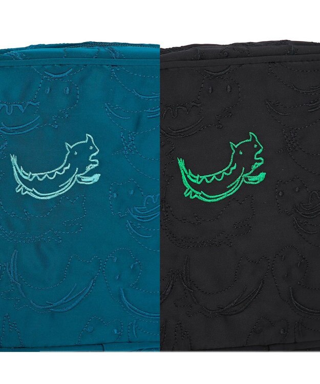 tsumori chisato CARRY なみねこししゅう ショルダーバッグ ミニボストン ブラック