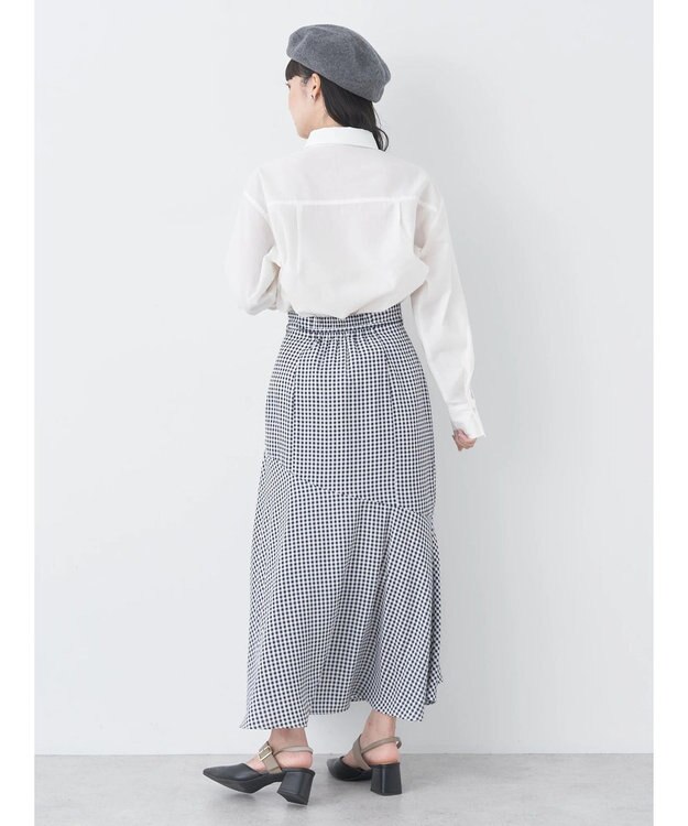 earth music&ecology レギュラーカラーシャツ Off White