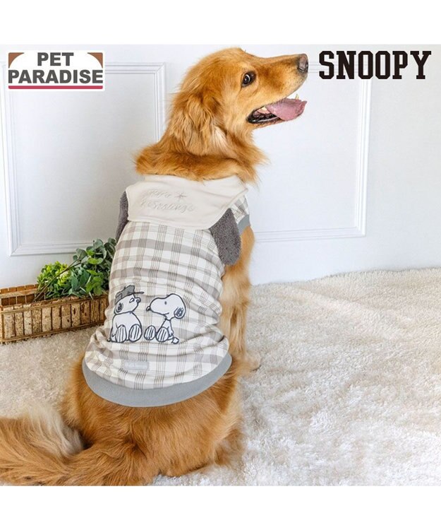 PET PARADISE スヌーピー  シブリングス トレーナー 《グレー》 中型犬 大型犬 グレー