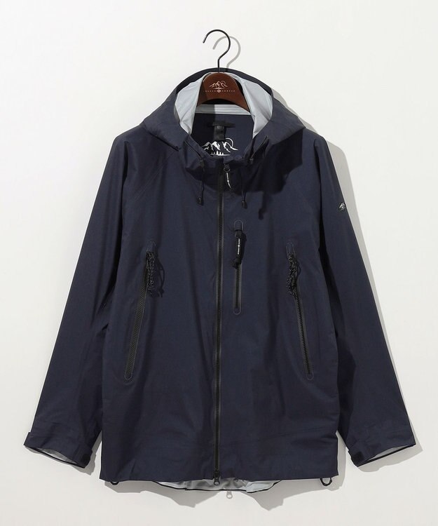 JOSEPH ABBOUD MOUNTAIN 【軽量/撥水/防風/透湿/ライナードッキング対応】ウルトラフライナイロン マウンテンシェルパーカー ネイビー系