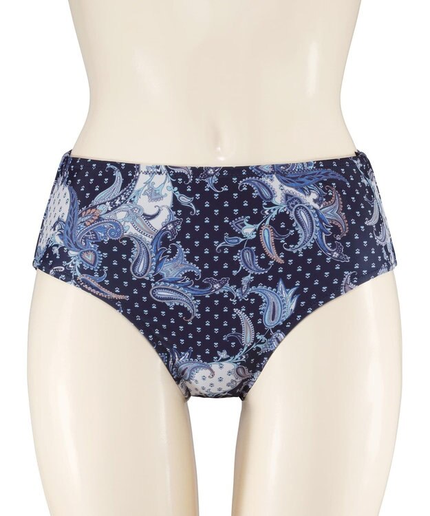 San-ai Resort（三愛水着楽園） ロングパンツセット　13L・15L　【Coral veil（コーラルヴェール）】 ネイビー