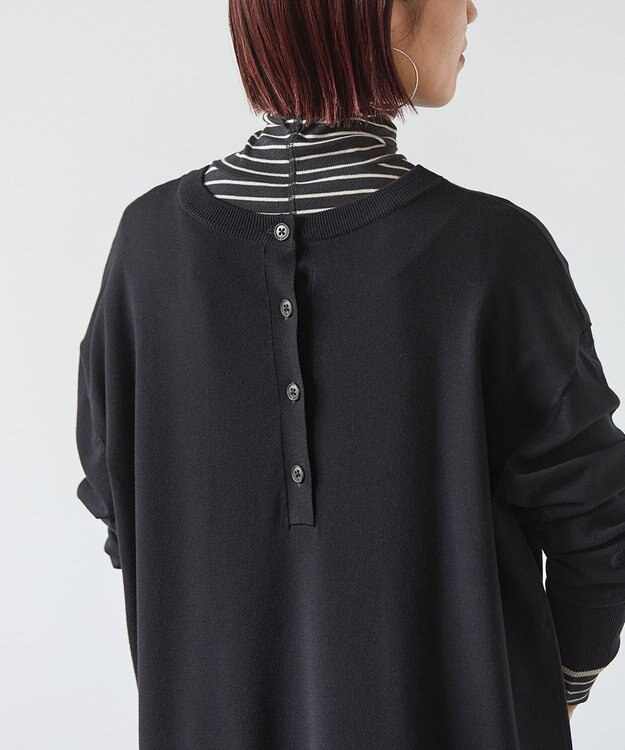 UNFILO マイビューティニット ワンピース ブラック