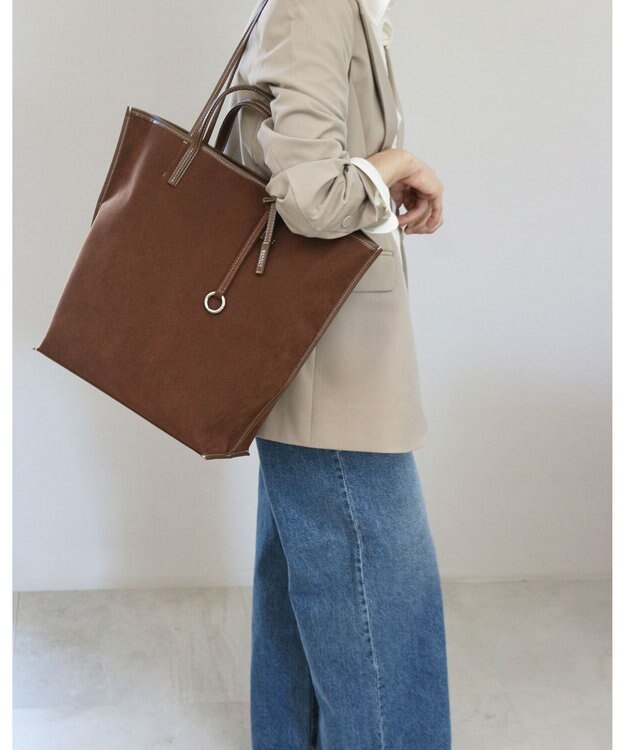 MORROW by thank 【A4サイズ収納可/軽量】VIVIAN LARGE ASスエード　ブラウン