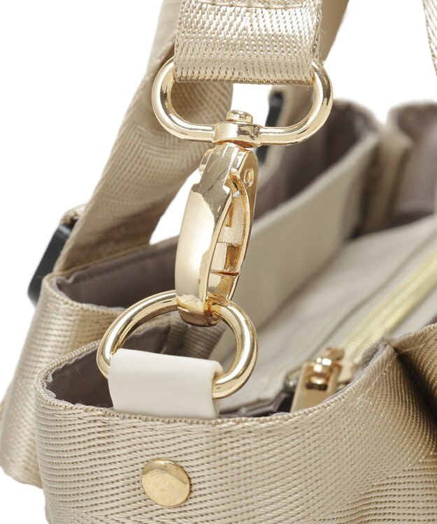 Green Parks ａｎｄｍｉｋｋａ．２ＷＡＹベルトトートバッグ Light Beige