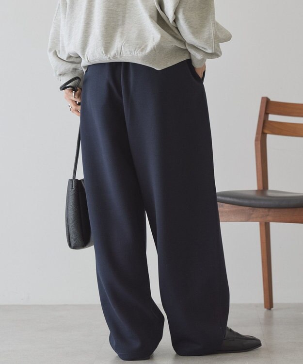 AMERICAN HOLIC フロントタックポンチカーブパンツ Dark Navy