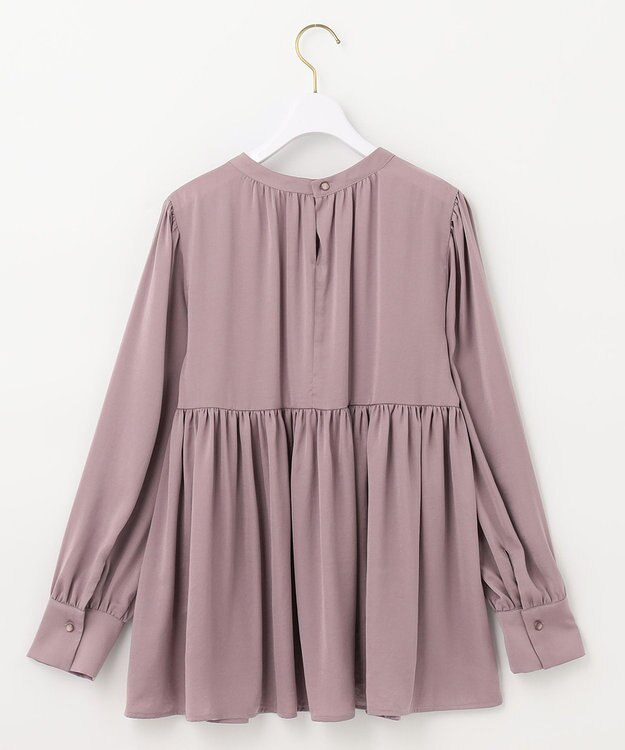 ANY SIS 【2SET】ニットベスト×チュニック ブラウス モーブ系