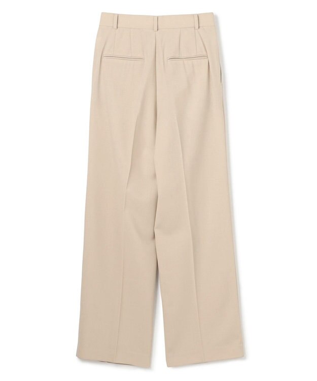 BEIGE， 【GISELe 6月号掲載】OREGANO / サマーウールタックワイドパンツ Taupe