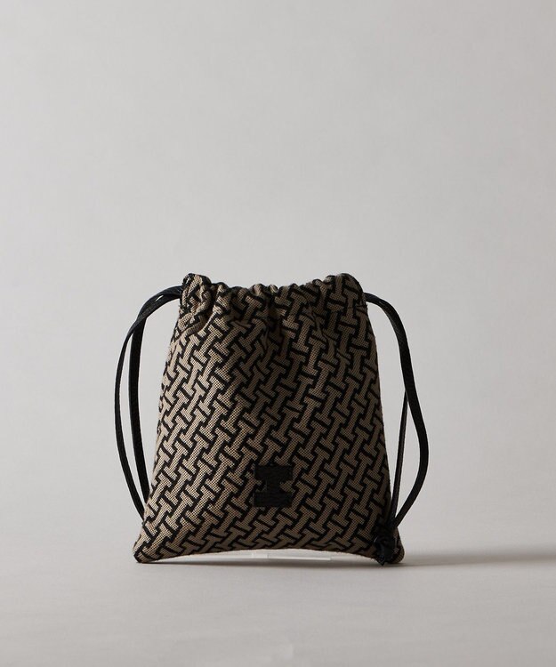 IACUCCI ≪BEST SELLER≫モノグランマ ポーチ JACQUARD/CERVO