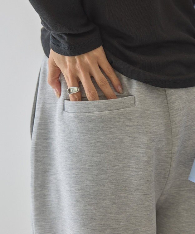 AMERICAN HOLIC フロントタックポンチカーブパンツ Gray Mixture