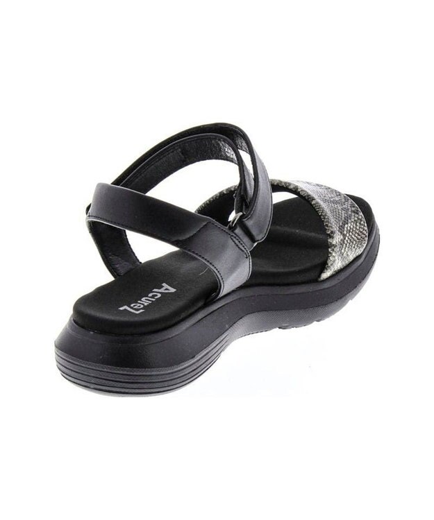 AcureZ オトナのスポサン ベルトデザイン「軽×ラクサンダル」 ブラックスネーク