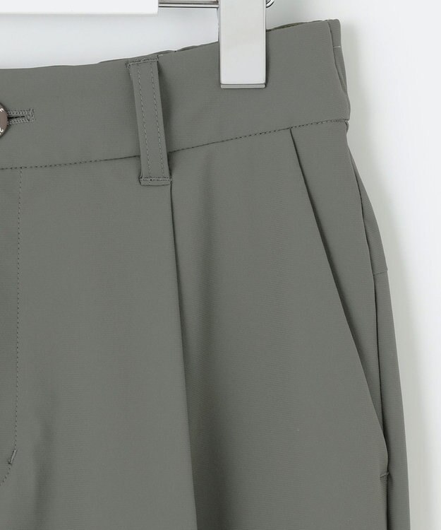 23区GOLF 【WOMEN】【接触冷感/UVケア/ストレッチ】タック テーパードパンツ カーキ系