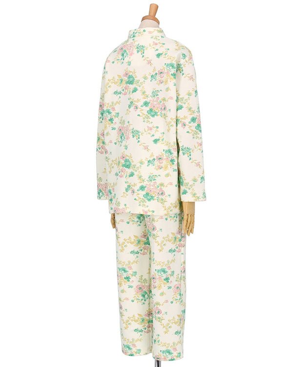 Wing パジャマ 綿100%(本体肌側) あったか 冬 長袖 長ズボン レディース EP6019 ウイング／ワコール クリーム