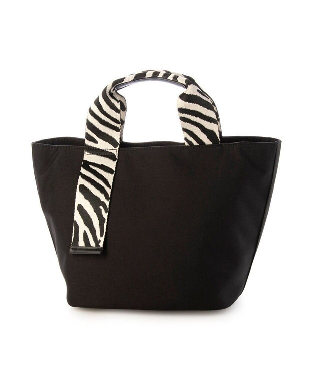 UNBILLION カシュカシュ cachecache / テープハンドルナイロントートバッグ ゼブラ