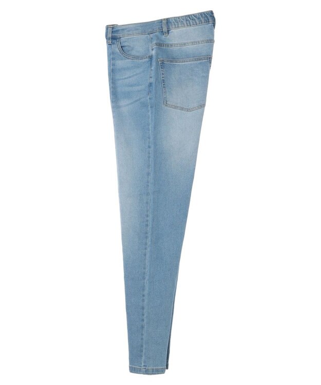 Green Parks ＧＵＭストレッチセンター切替テーパードデニムパンツ Light Blue