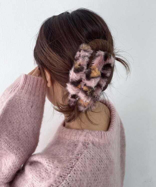 WEGO Lアニマルファースクエアバンス ピンク