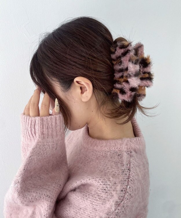 WEGO Lアニマルファースクエアバンス ピンク