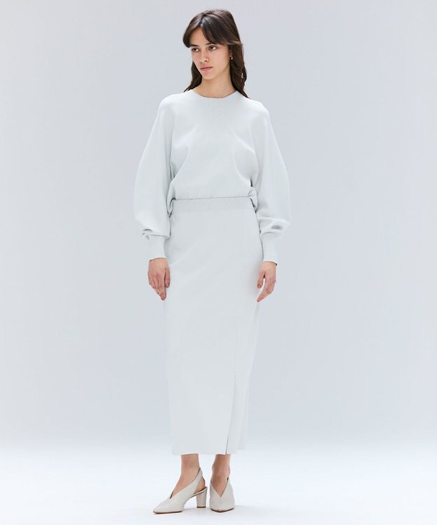 BEIGE， 【洗える】LAURA / ドライタッチバックジップニット L.Sage