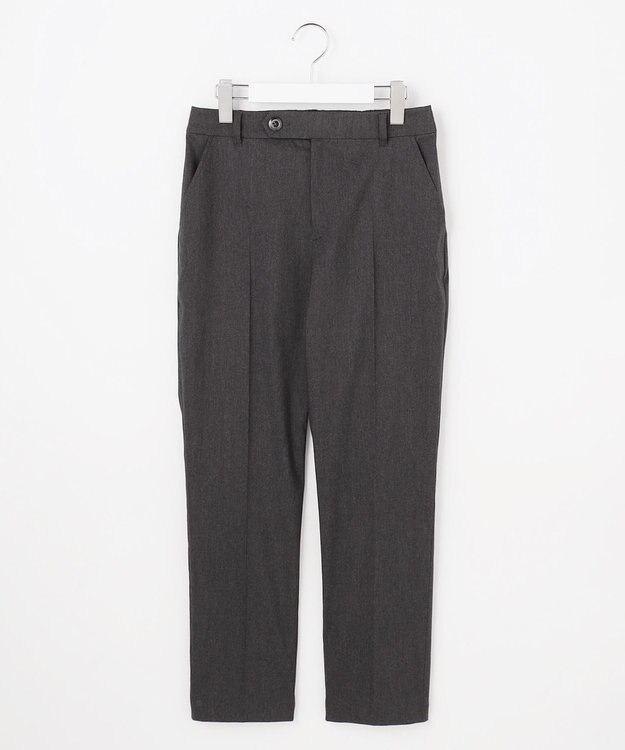 ANY SIS エアリーストレッチ テーパードパンツ シャンブレーブラック