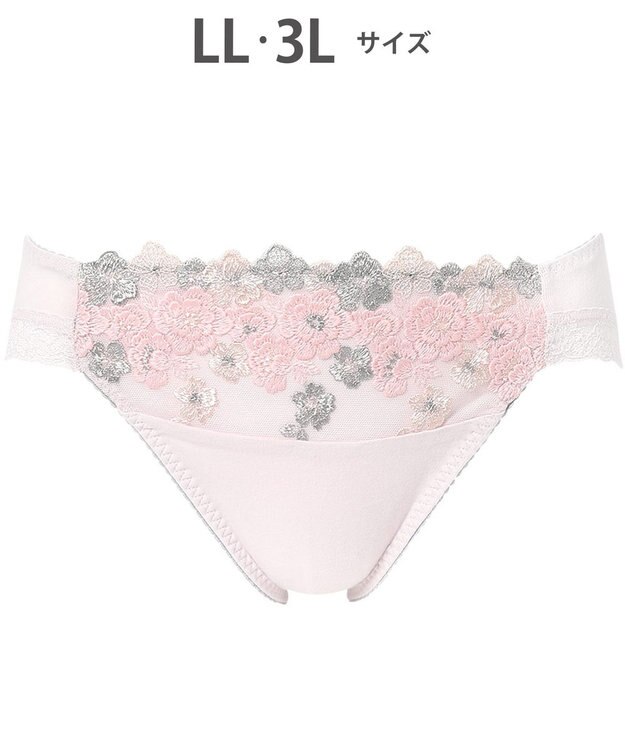 Wing ショーツ KB2060とペア 綿混素材（身生地部） やさしいはきごこち ナチュラルアップブラ はきこみ丈あさめ KF3360 ウイング／ワコール シェルピンク